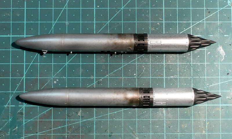 1:32 Matra JL-100 Rocket Launcher/Fuel Tank, view 5 of 5 — Model by Malcolm Reid. Featuring ArtMan Delta Matra JL-100 rocket launcher and fuel tank sets