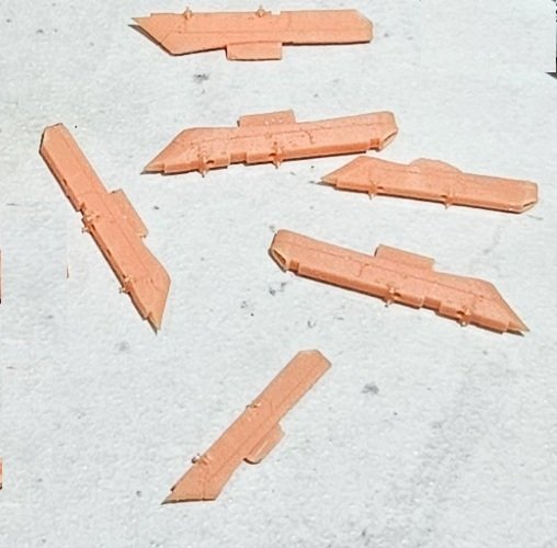Aermacchi/Atlas MB326 Impala Full Pylon Set with Bombs (Mk81 with Limbo Nose Fuse, Set of 6)