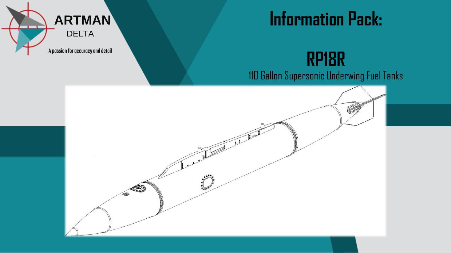 RP18R 110G Supersonic Wing Tanks — Info Pack